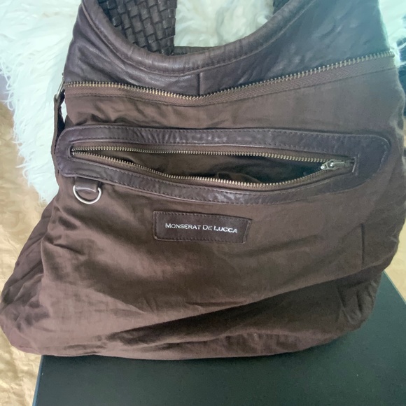 MONSERAT De LUCCA chocolate brown hobo bag - Picture 7 of 7
